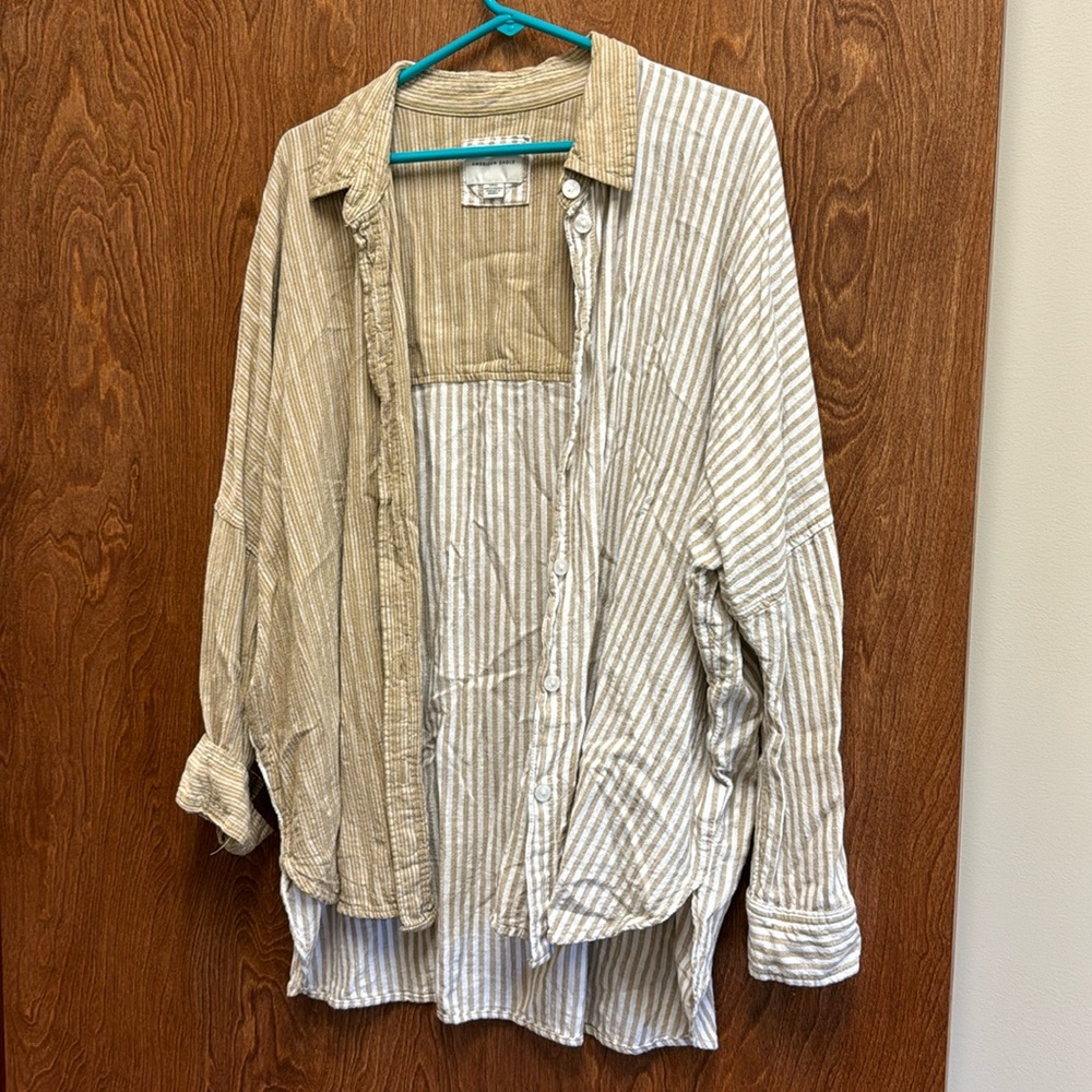 Women’s oversized button up